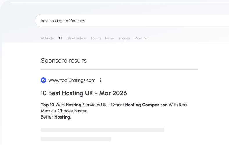 10 Best Hosting UK - Mar 2026